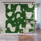 Abstract024-green Wall Mural Gallery Image 1