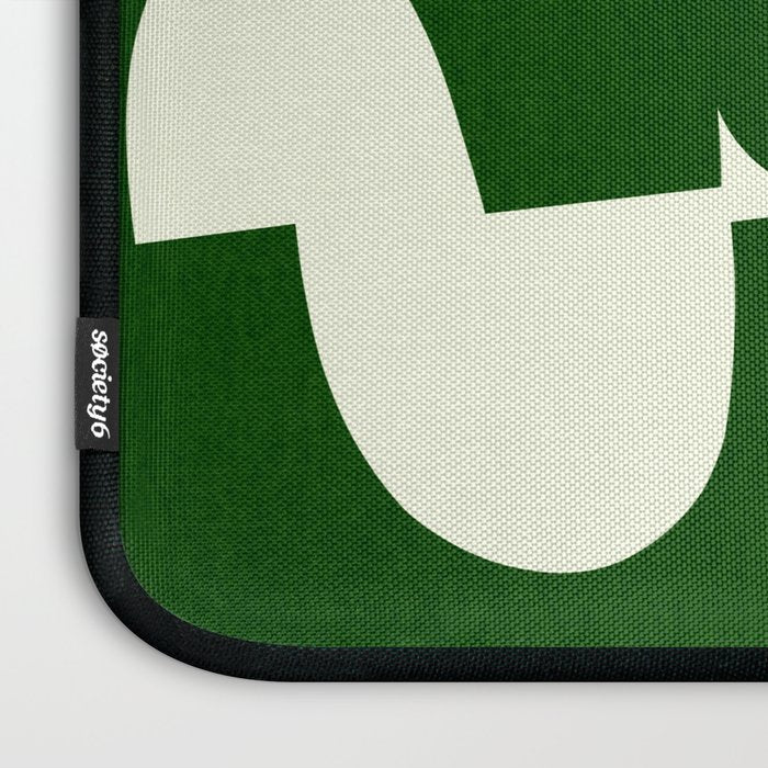 Abstract024-green Laptop Sleeve Gallery Image 3