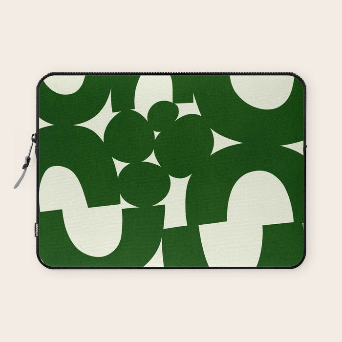 Abstract024-green Laptop Sleeve Gallery Image 1