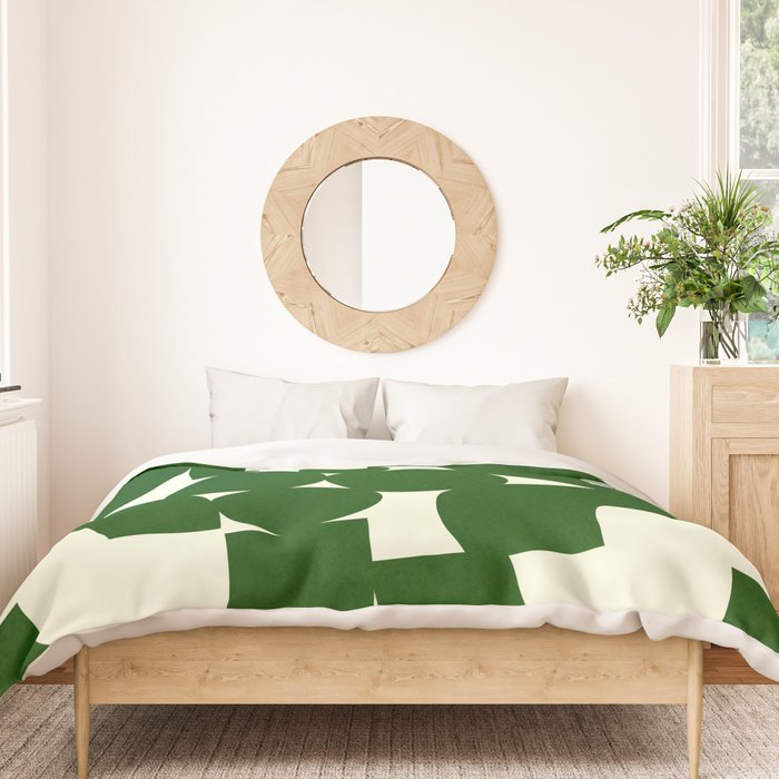 Abstract024-green Duvet Cover Gallery Image 3