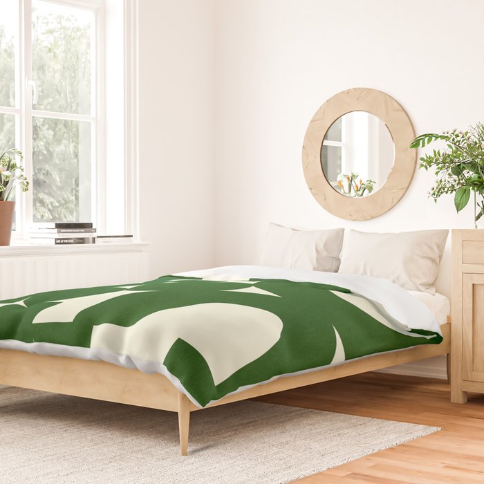 Abstract024-green Duvet Cover Gallery Image 2