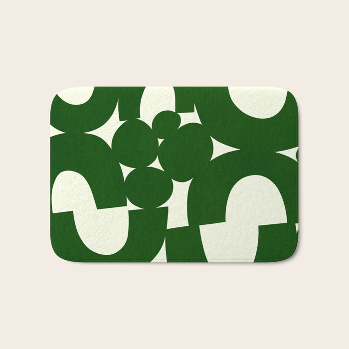 Abstract024-green Bath Mat Gallery Image 1