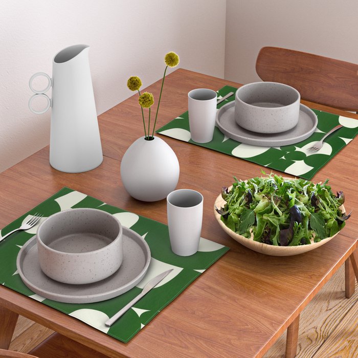 Abstract024-green Placemat Gallery Image 2