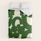 Abstract024-green Duvet Cover Gallery Image 6