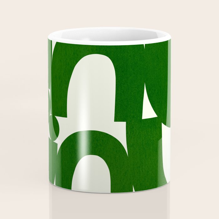 Abstract024-green Coffee Mug Gallery Image 4