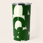 Abstract024-green Travel Mug Gallery Image 1