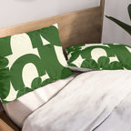 Abstract024-green Pillow Sham Gallery Image 2