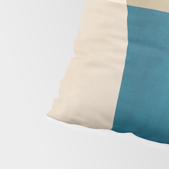 Navy Orange Beige Modern Design Art Work Pillow Sham Gallery Image 4