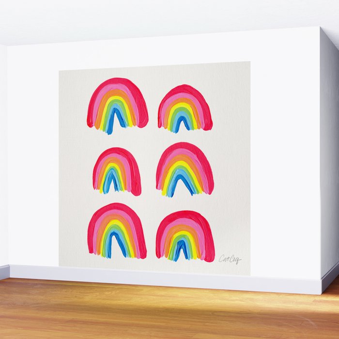 Rainbow Collection â Classic Palette Wall Mural Gallery Image 2