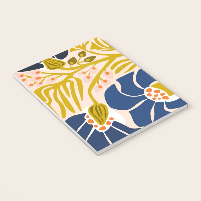 Modern floral illustration; Backyard flower Notebook Gallery Image 3