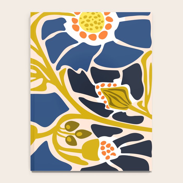 Modern floral illustration; Backyard flower Notebook Gallery Image 4