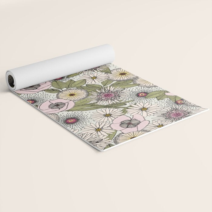 Australian garden chalk Yoga Mat Gallery Image 2