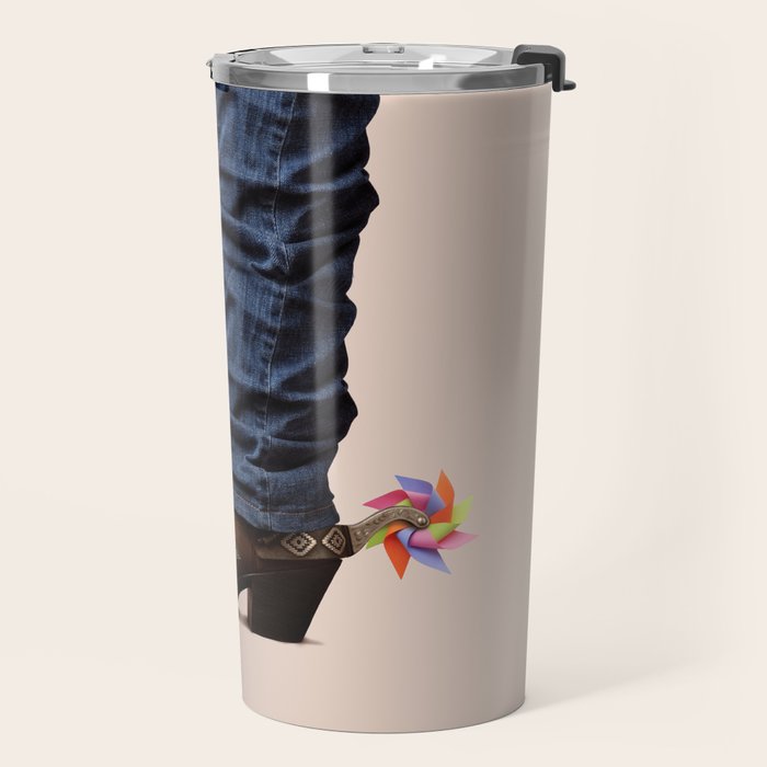 Funny Cowboy  Travel Mug Gallery Image 2