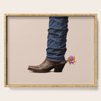 Funny Cowboy  Serving Tray Gallery Image 1