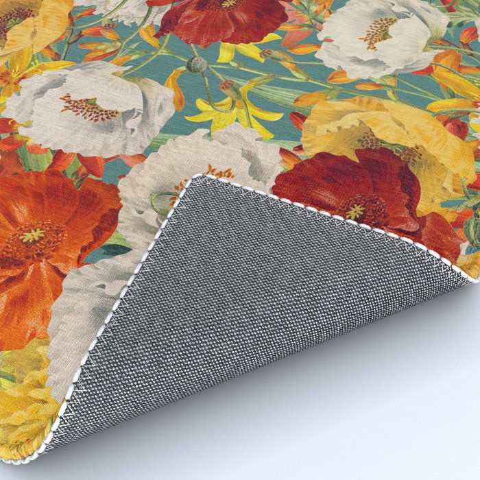 Vintage Poppy Floral Rug Gallery Image 4