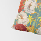 Vintage Poppy Floral Pillow Sham Gallery Image 4