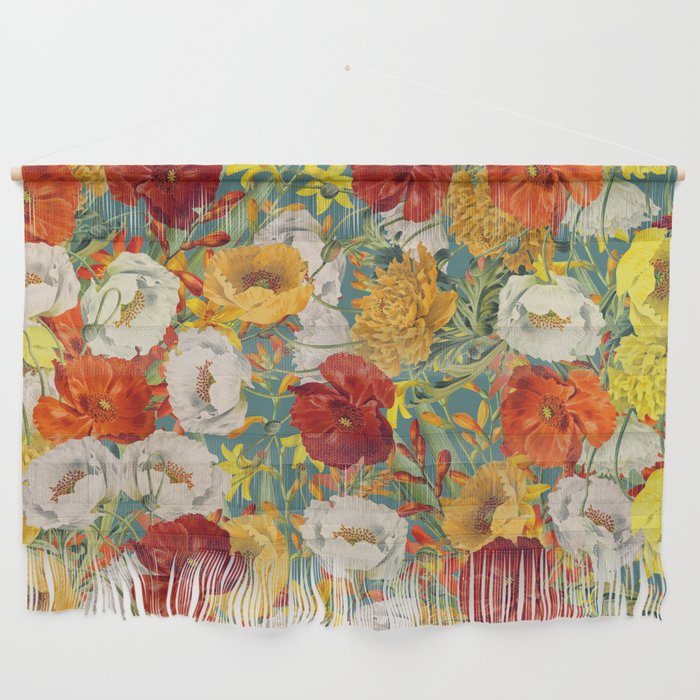 Vintage Poppy Floral Wall Hanging Gallery Image 1