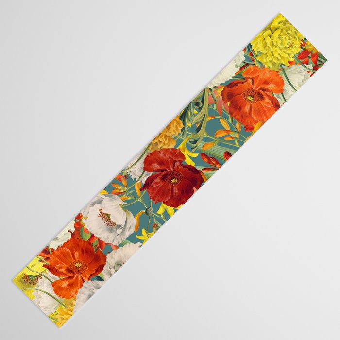 Vintage Poppy Floral Table Runner Gallery Image 3