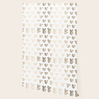 Luxe Gold Hearts on White Wallpaper Gallery Image 2