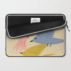 Flying Birds - Pastel Colors  Laptop Sleeve Gallery Image 2