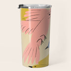 Flying Birds - Pastel Colors  Travel Mug Gallery Image 3