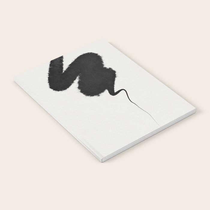 Black Brushstroke Notebook Gallery Image 1