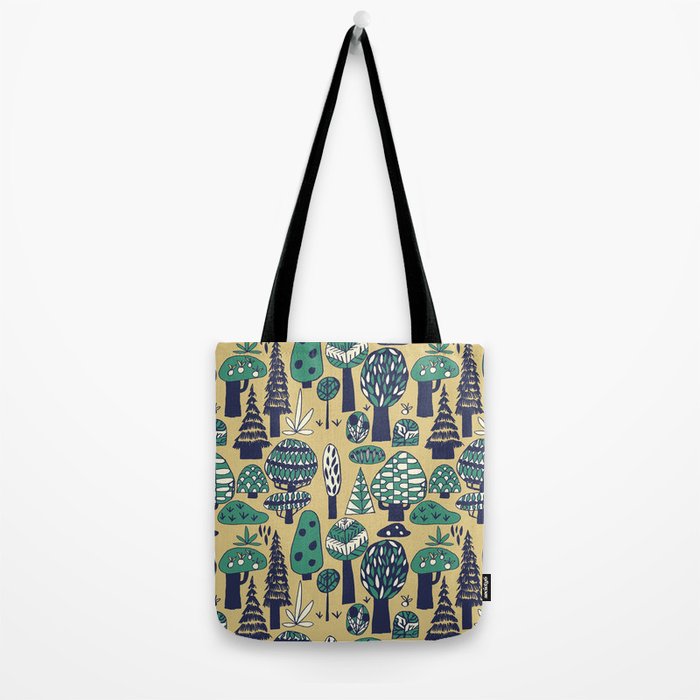 Whimsical tropical jungle pattern Tote Bag Gallery Image 2