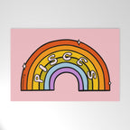 Pisces Rainbow Welcome Mat Gallery Image 1