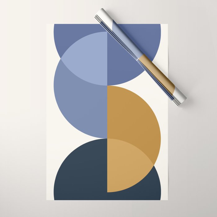 Geometric Harmony XXXV Wrapping Paper Gallery Image 1