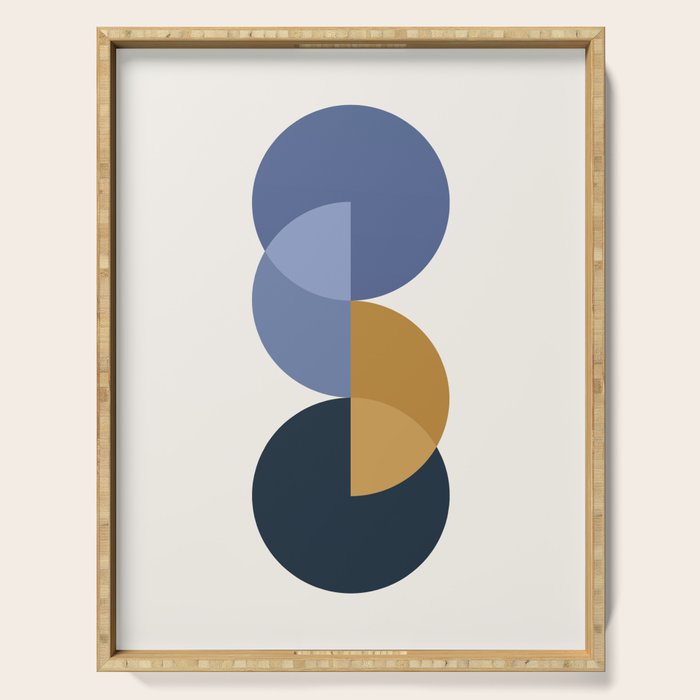 Geometric Harmony XXXV Serving Tray Gallery Image 1