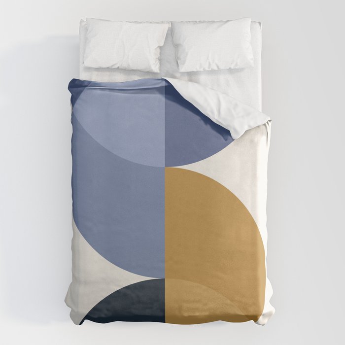 Geometric Harmony XXXV Duvet Cover Gallery Image 1