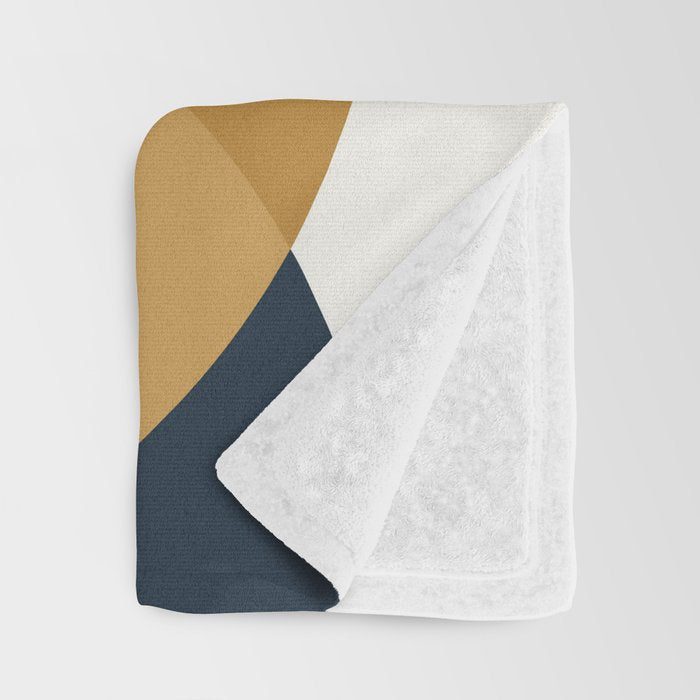Geometric Harmony XXXV Throw Blanket Gallery Image 3