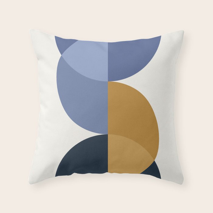 Geometric Harmony XXXV Throw Pillow Gallery Image 6