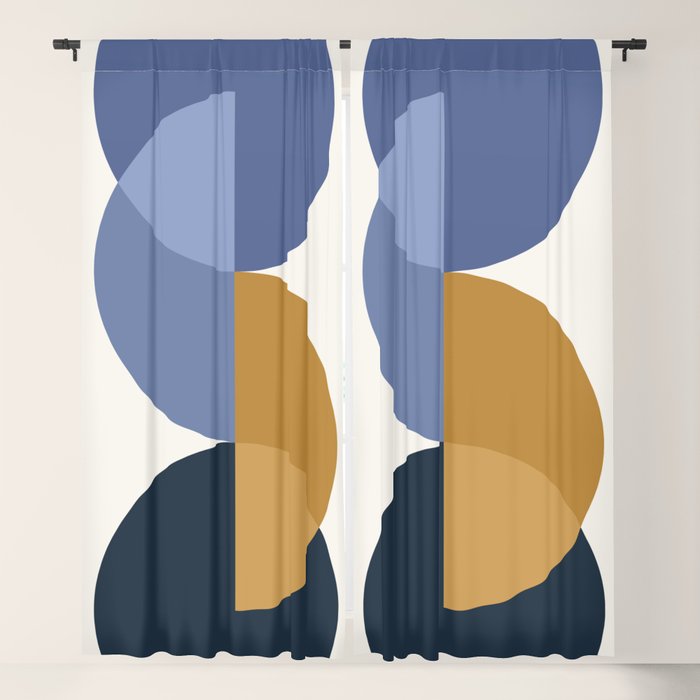 Geometric Harmony XXXV Window Curtain Gallery Image 5