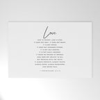 1 Corinthians 13 Love Is Patient Love Is Kind Love Never Fails Bible Verse Print Scripture Christian Welcome Mat Gallery Image 1