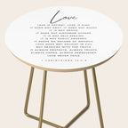 1 Corinthians 13 Love Is Patient Love Is Kind Love Never Fails Bible Verse Print Scripture Christian Side Table Gallery Image 2