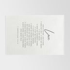 1 Corinthians 13 Love Is Patient Love Is Kind Love Never Fails Bible Verse Print Scripture Christian Rug Gallery Image 2