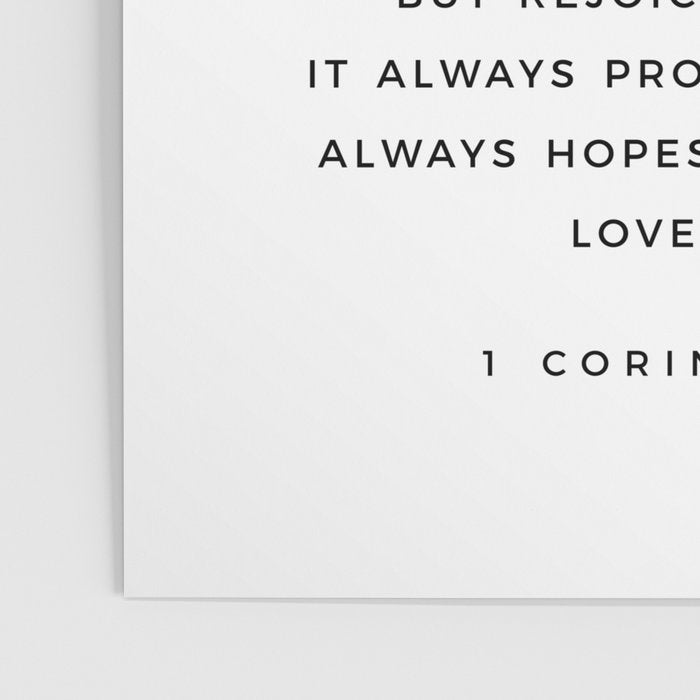 1 Corinthians 13 Love Is Patient Love Is Kind Love Never Fails Bible Verse Print Scripture Christian Poster Gallery Image 3