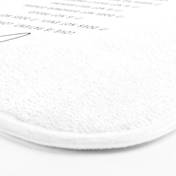 1 Corinthians 13 Love Is Patient Love Is Kind Love Never Fails Bible Verse Print Scripture Christian Bath Mat Gallery Image 3