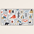 Hinking by day Desk Mat Gallery Image 3
