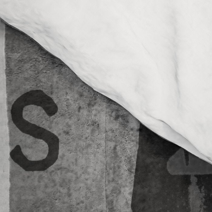 Loft Style Distressed Grunge Street Art Typography Comforter Gallery Image 4