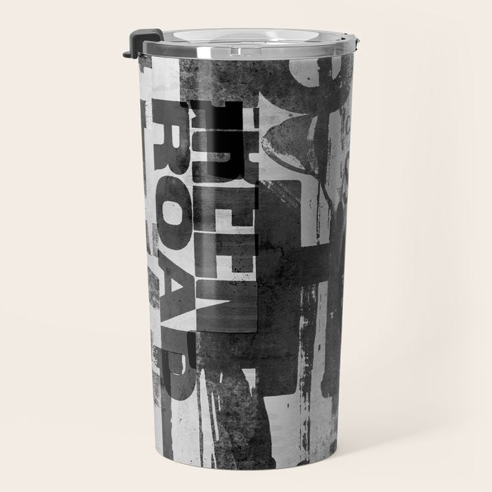 Loft Style Distressed Grunge Street Art Typography Travel Mug Gallery Image 3