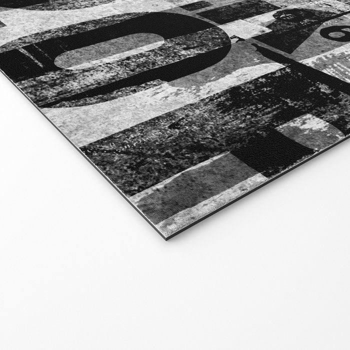 Loft Style Distressed Grunge Street Art Typography Welcome Mat Gallery Image 2