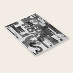 Loft Style Distressed Grunge Street Art Typography Notebook Gallery Image 3