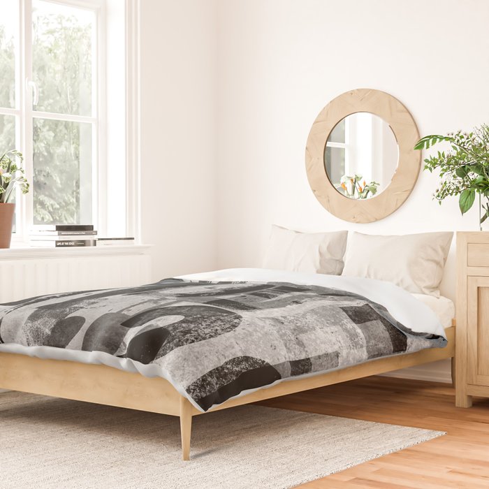 Loft Style Distressed Grunge Street Art Typography Duvet Cover Gallery Image 2