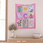 Claire Collage Wall Tapestry Gallery Image 2