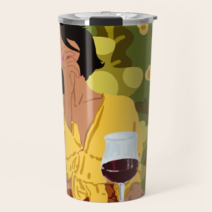 Wine is the answer. What was the question? Travel Mug Gallery Image 1