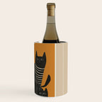Abstract Black Cats Wine Chiller Gallery Image 3