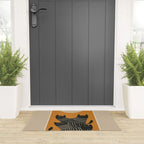 Abstract Black Cats Welcome Mat Gallery Image 3