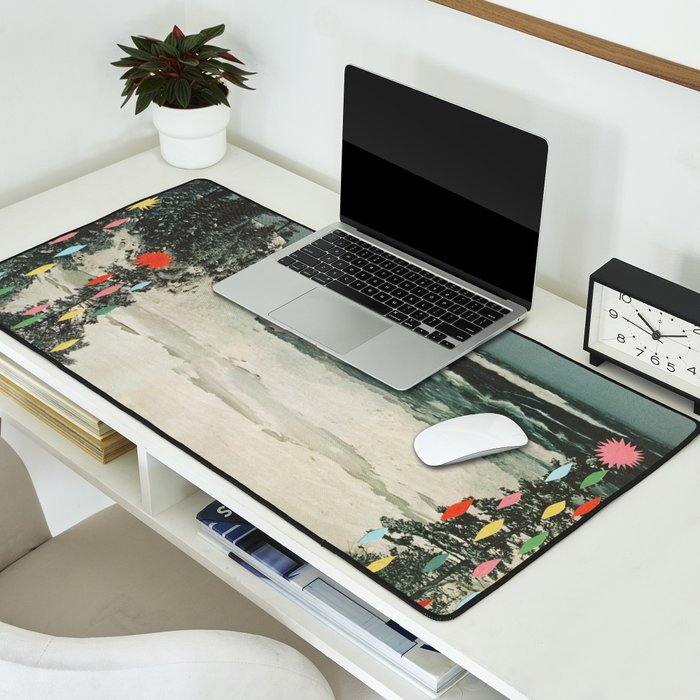 Christmas Beach Desk Mat Gallery Image 2